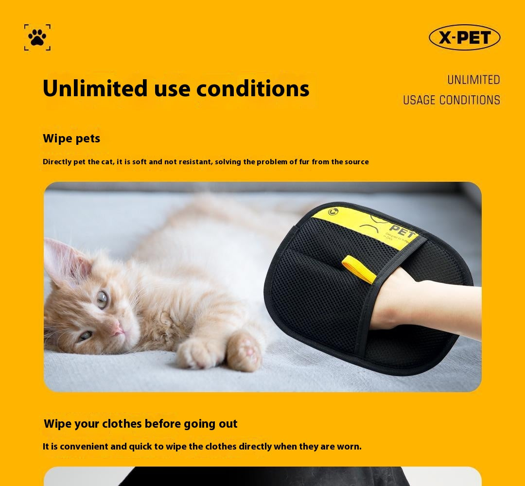Pet Static Hair Removal Glove