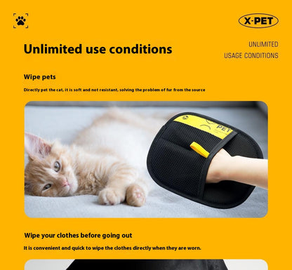 Pet Static Hair Removal Glove